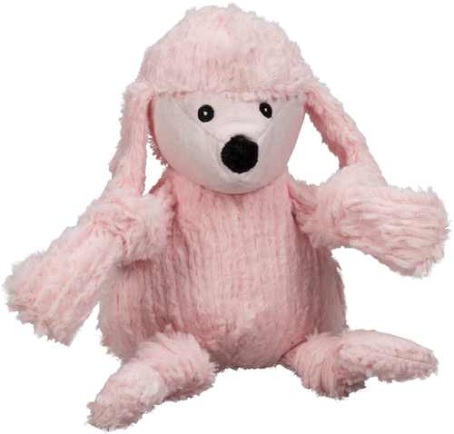 Huggle Hounds Diva Pink Poodle Knottie Plush Dog Toy