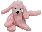Huggle Hounds Diva Pink Poodle Knottie Plush Dog Toy