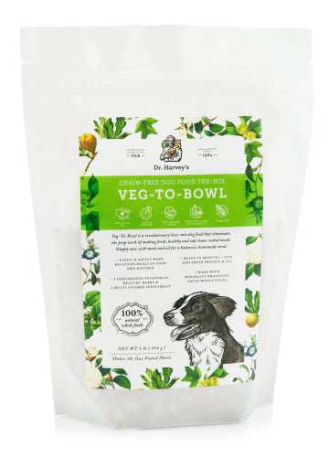 Dr. Harvey's Veg-To-Bowl Grain Free Dog Food Premix
