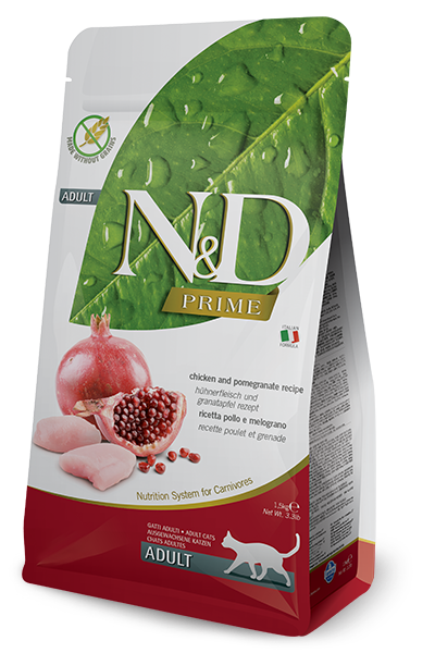 Farmina N&D Prime Formula Chicken & Pomegranate Adult Cat Food