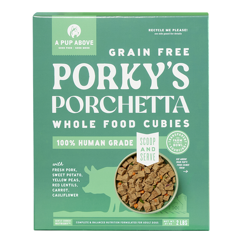 A Pup Above Whole Food Cubies Grain Free Porky's Porchetta Dry Dog Food