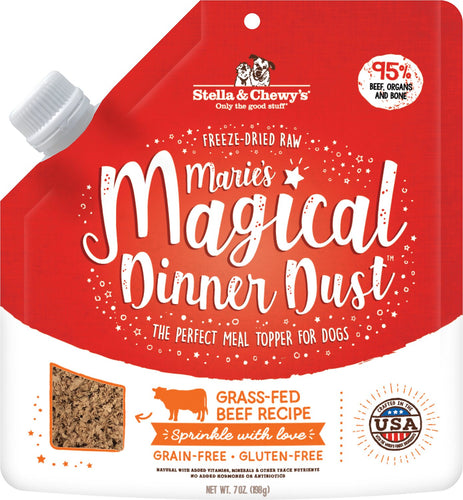 Stella & Chewy's Marie’s Magical Dinner Dust Grass-Fed Beef for Dogs (7 oz)