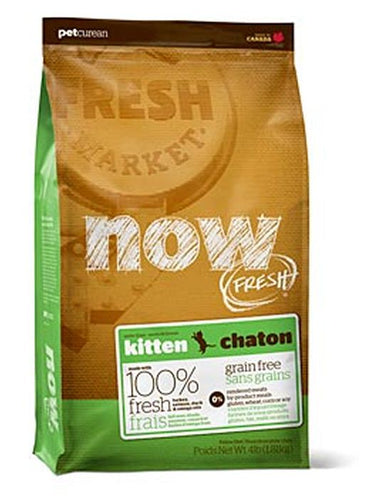 Petcurean Now Fresh Grain Free Kitten Recipe Dry Cat Food