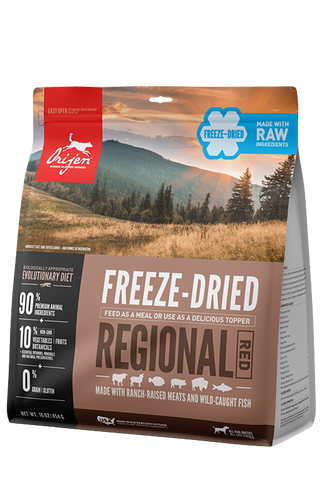 ORIJEN Regional Red Freeze Dried Dog Food