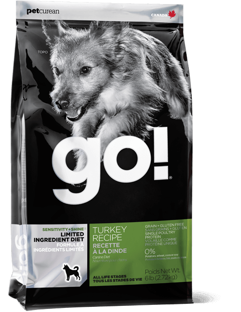 Petcurean Go! Sensitivities Turkey Recipe Dry Dog Food