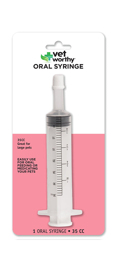 Vet Worthy Pet Oral Syringe 35cc