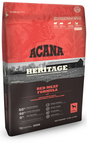 ACANA Heritage Red Meat Formula Grain Free Dry Dog Food Branchburg NJ Flemington NJ Barkley s Marketplace