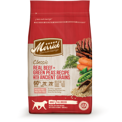 Merrick Classic Real Beef with Ancient Grains Dry Dog Food