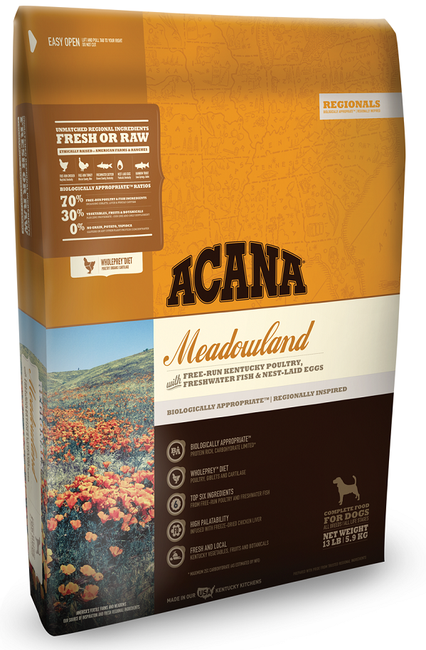 Acana regionals dog on sale food