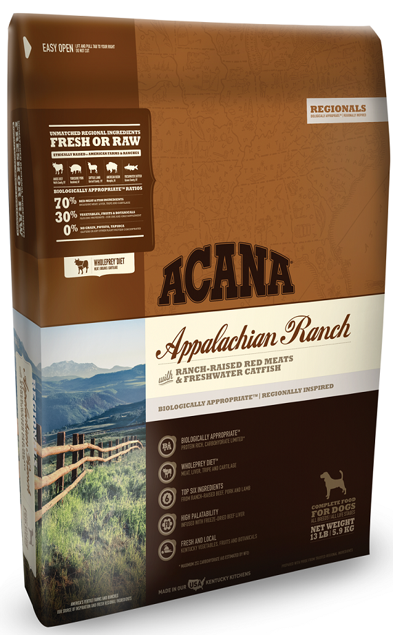 ACANA Regionals Appalachian Ranch Grain Free Dry Dog Food