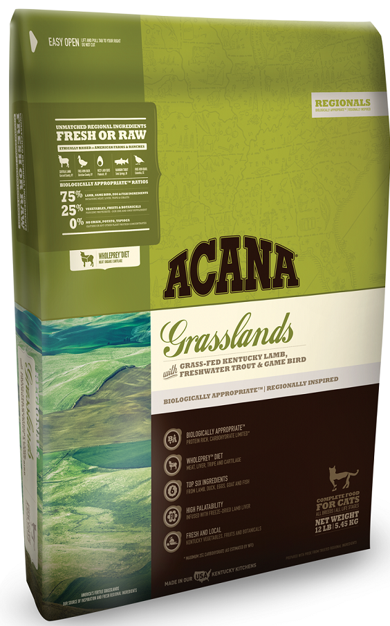 ACANA Regionals Grasslands Formula Cat and Kitten Grain Free Dry Cat Food