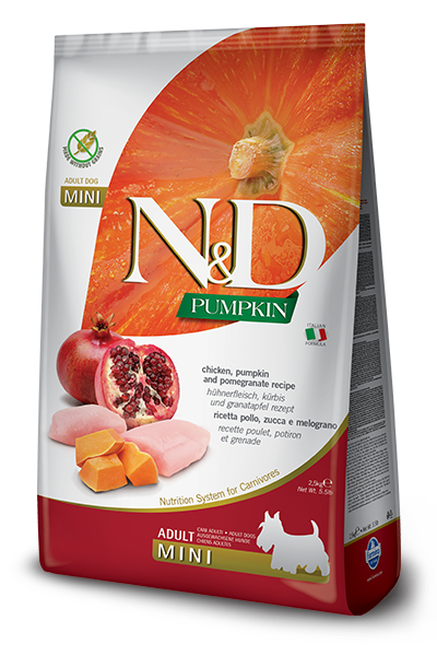 Farmina N&D Chicken, Pomegranate & Pumpkin Mini Adult Dry Dog Food