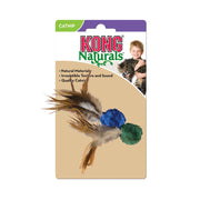 KONG Naturals Crinkle with Feathers Cat Toys