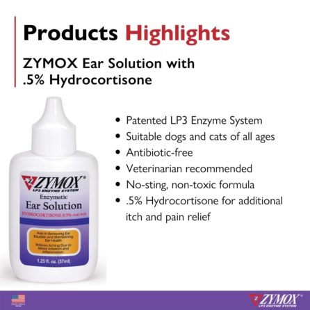 Zymox Ear Solution with Hydrocortisone