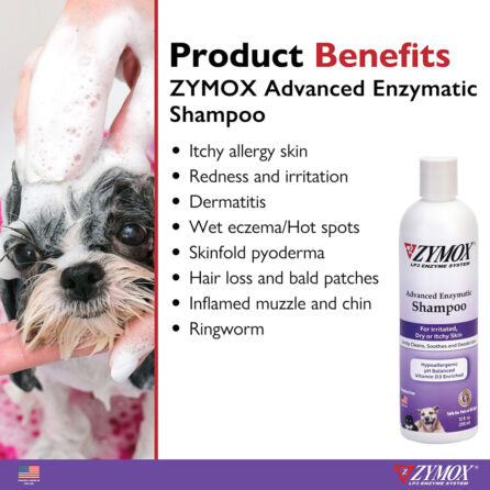 ZYMOX Shampoo W/Vitamin D3 (12-oz)