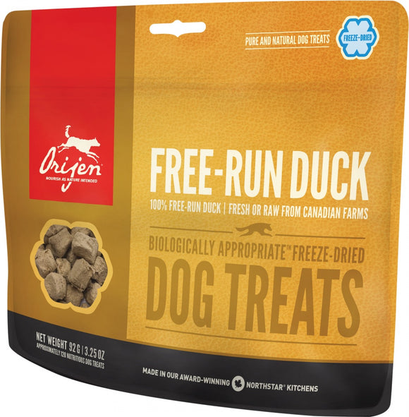 ORIJEN Freeze Dried Free Run Duck Dog Treats