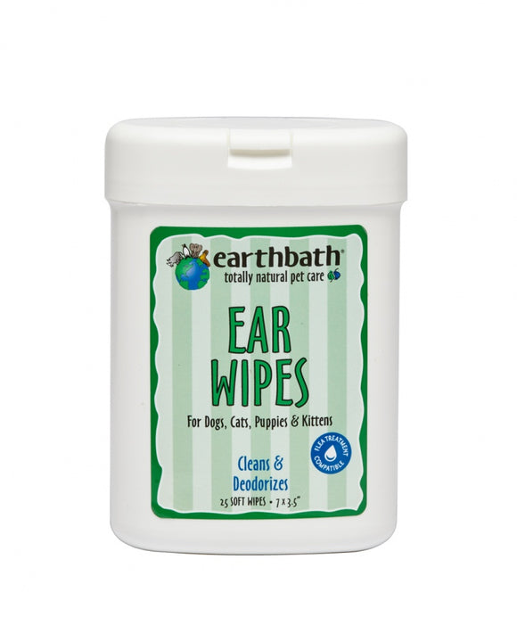 Earthbath Ear Wipes for Dogs and Cats