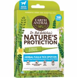 Earth Animal Nature's Protection Herbal Flea & Tick Spot-On for Dogs