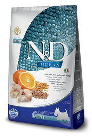 Farmina N&D Ancestral Grain Ocean Fish & Orange Mini Dry Dog Food
