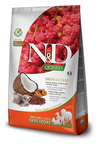 Farmina N&D Quinoa Skin & Coat Herring Dry Dog Food