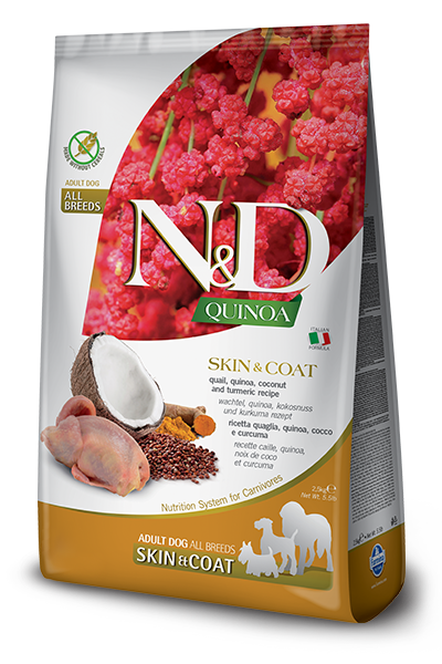 Farmina N&D Quinoa & Quail Skin Dry Dog Food