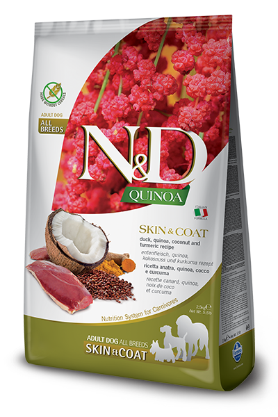 Farmina N&D Quinoa, Duck & Coconut Skin Dry Dog Food