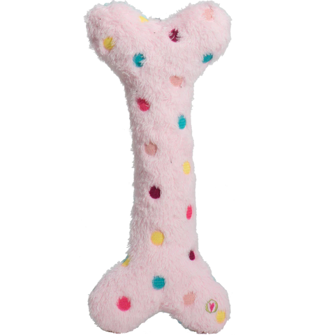 HuggleHounds Oh Happy Day Birthday (Or Any Day!) Plush Bone Dog Toy