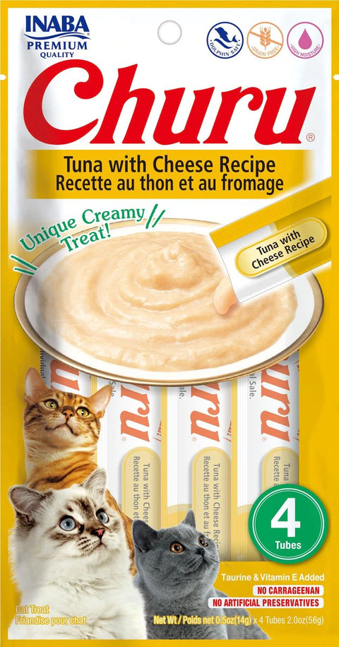 INABA Churu Tuna with Cheese Flavor Cat Treats
