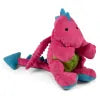 Go Dog Dragon with Chew Guard Squeaky Plush Dog Toy