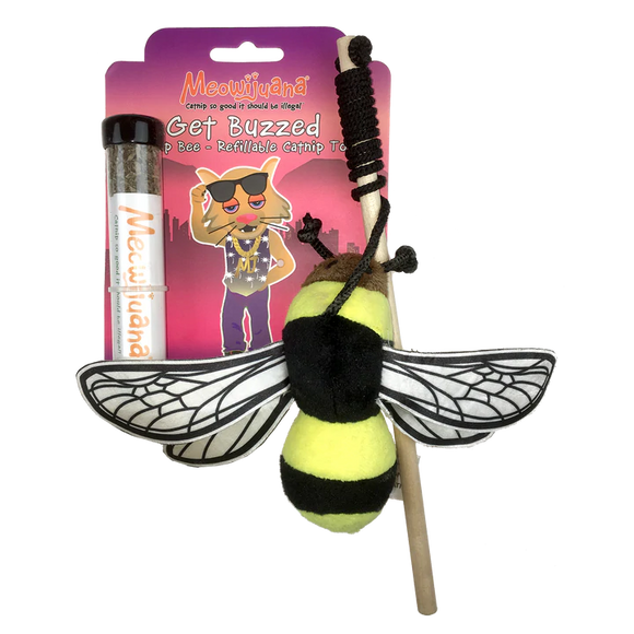 Meowijuana Get Buzzed Refillable Bee