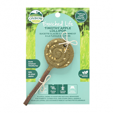 Oxbow Enriched Life Timothy Apple Lollipop