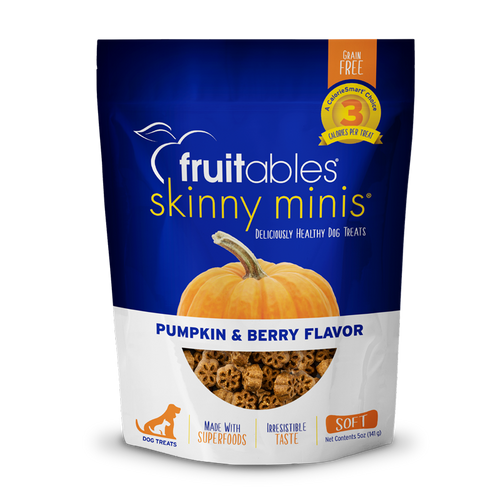 Fruitables Skinny Minis Pumpkin & Berry Soft Dog Treats