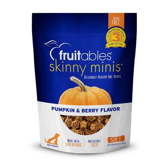 Fruitables Skinny Minis Pumpkin & Berry Soft Dog Treats