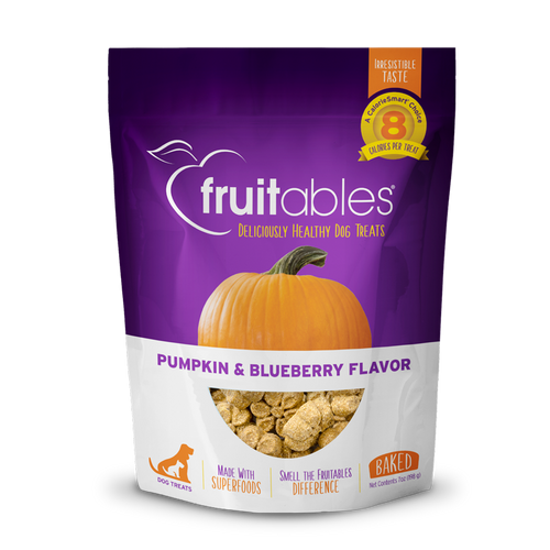 Fruitables Pumpkin & Blueberry Flavored Dog Treats
