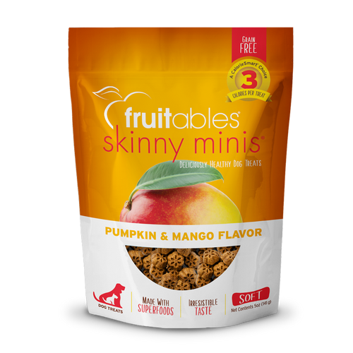 Fruitables Skinny Minis Pumpkin Mango Soft Dog Treats