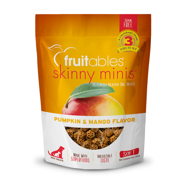 Fruitables Skinny Minis Pumpkin Mango Soft Dog Treats