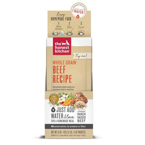 The Honest Kitchen Whole Grain Beef Recipe Dehydrated Dog Food