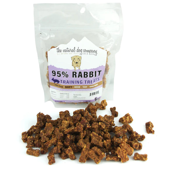 Tuesdays Natural Dog Company 95% Rabbit Training Bites Dog Treats (6 oz)