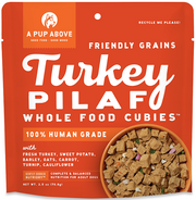 A Pup Above Whole Food Cubies Friendly Grains Turkey Pilaf Dry Dog Food
