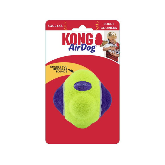 KONG AirDog Squeaker Knobby Ball  Dog Toy (Extra Small/Small)