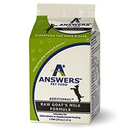 Answers Frozen Raw Goats Milk