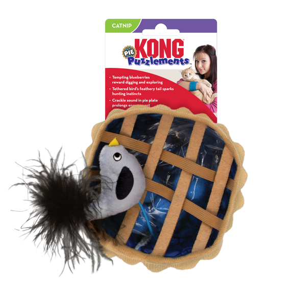 KONG Puzzlements Pie Cat Toy