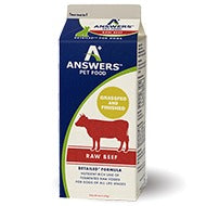 Answers Pet Food Detailed Beef Formula for Dogs - Nibbles