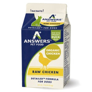 Answers Frozen Raw Dog Food Chicken