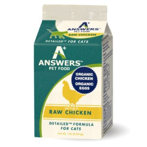 Answers Pet Food Detailed Chicken Formula for Cats - Carton (1 lb)