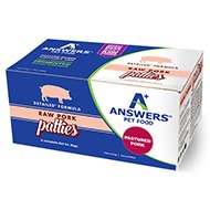 Answers Pet Food Detailed Pork Formula for Dogs - Nibbles