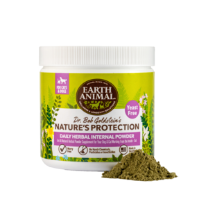 Earth Animal Nature's Protection Daily Herbal Internal Powder 8oz (NO YEAST)
