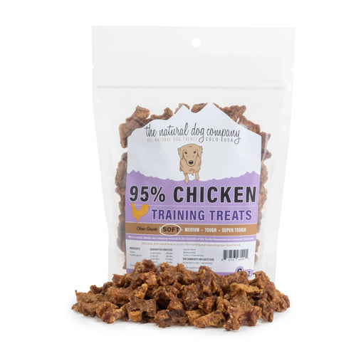 Tuesdays Natural Dog Company 95% Chicken Training Bites Dog Treats (6 oz)