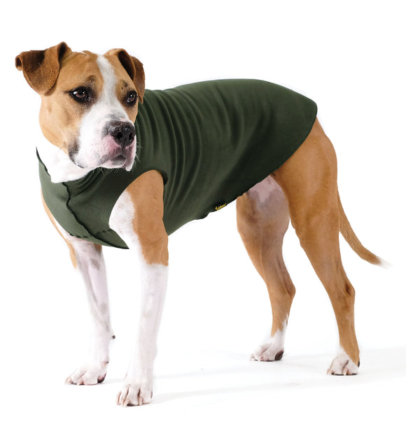 Gold Paw Single Stretch Fleece Hunter Green