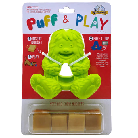 Yeti Dog Puff & Play Dog Toy